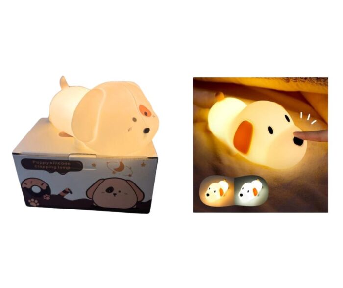 Puppy Silicone Clapping Lamp