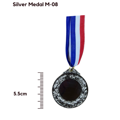 SILVER MEDAL 5.5CM M-08