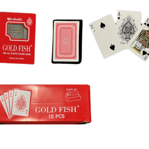 PLAYING CARD PACK GOLD FISH