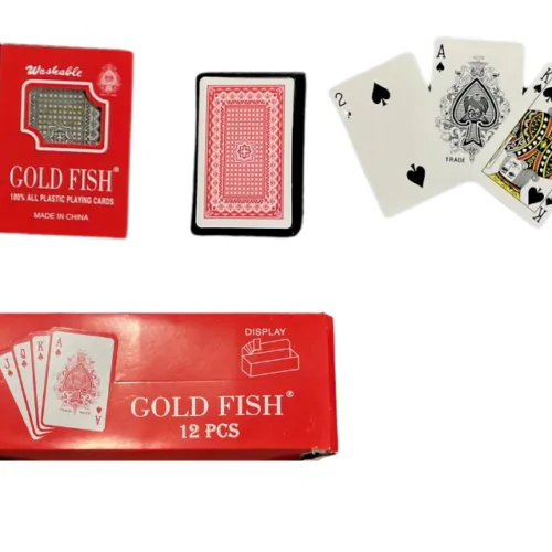 PLAYING CARD PACK GOLD FISH